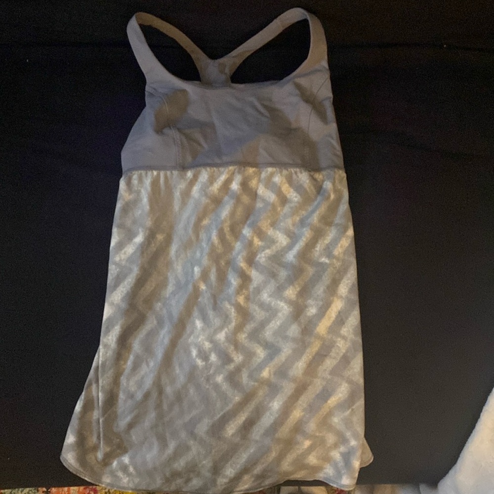 Beautiful gray top with built in bra